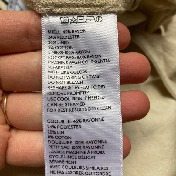 Wide leg tank jumpsuit - relaxed fit - linen blend - Picture 4 of 5